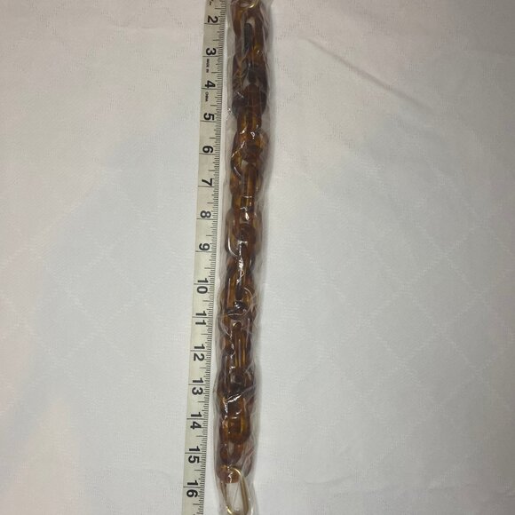 Clare V Shortie Strap Tortoise Resin - Picture 5 of 6